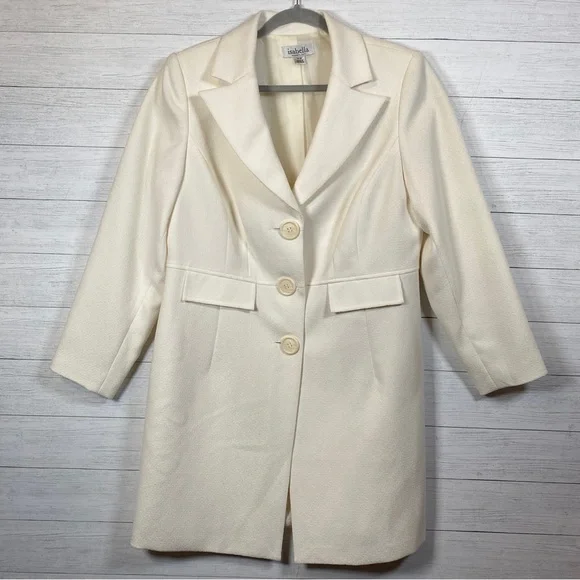 Isabella Women's Suits | Jackets & Coats | Isabella Womens Suits 4w Winter White Ivory Blazer Coat Jacket Mid Length | Poshmark Isabella Women's Suits | Jackets & Coats | Isabella Womens Suits 4w Winter White Ivory Blazer Coat Jacket Mid Length | Poshmark